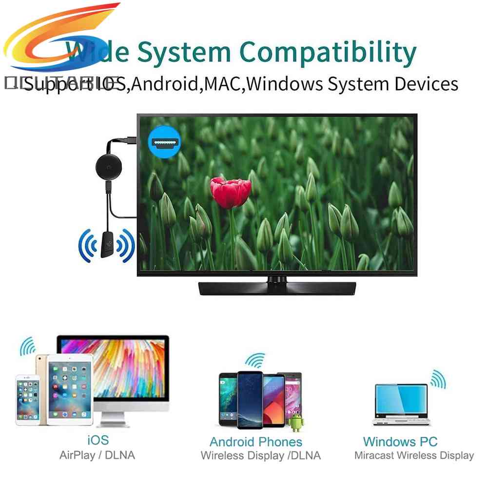 Thiết Bị Nhận Tín Hiệu Màn Hình Không Dây G12 4K HDMI Cho TV / Máy Chiếu