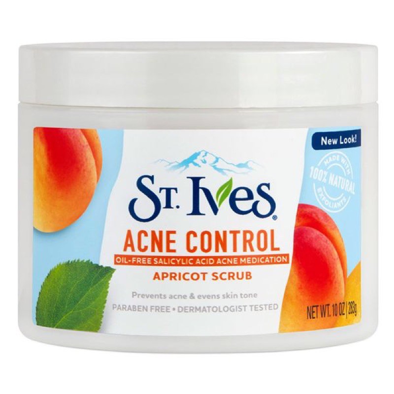 ST.ITẩy Da Chết Body ST.Ives Acne Control Apricot Scrub