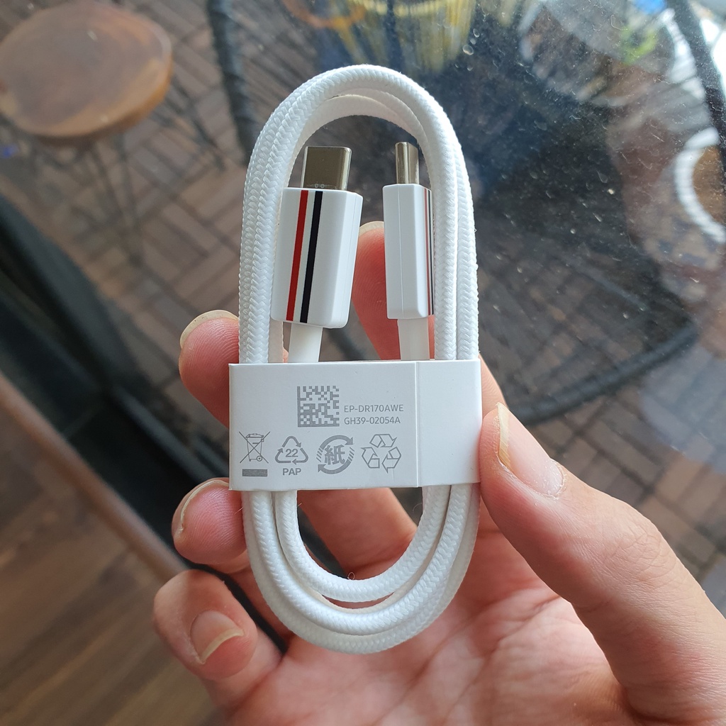 Dây Cáp Sạc 5A 2 Đầu Type C Cho Củ Sạc Samsung 35W 45W 65W Chuẩn PD 3.0 - Sạc Và Truyền Tải Giữ Liệu Siêu Nhanh