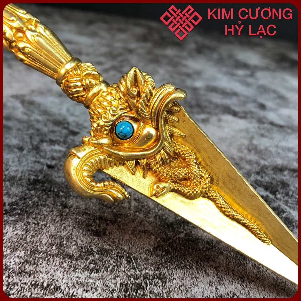 Pháp Khí Phubar Phổ Ba Mật Tông [Kim Cương Hỷ Lạc] Đồng 23Cm