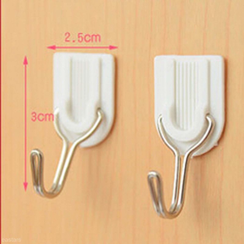 Bộ 6 móc treo dán tường chắc chắn tiện dụng