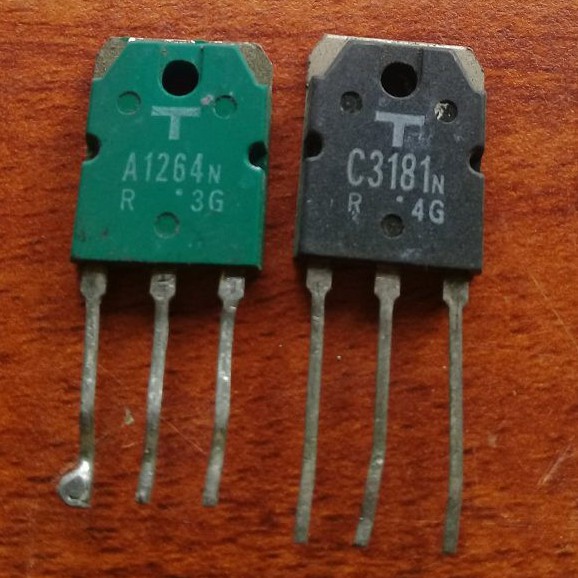 A1264 C3181,cặp sò 1264 3181 Hàng cũ tháo máy