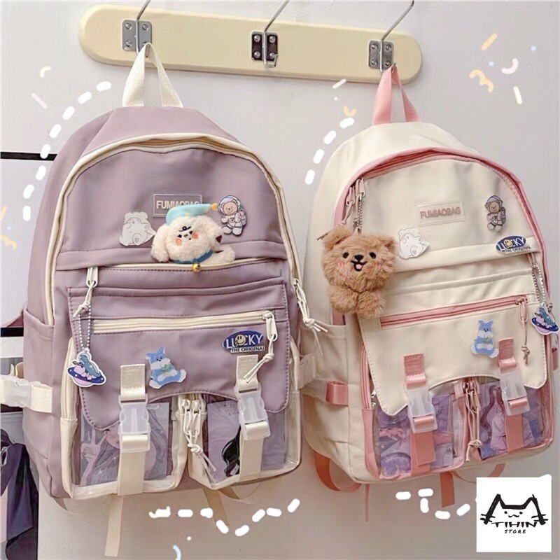 Balo Đi Học Chống Thấm Nước Tihinstore Mã 0221