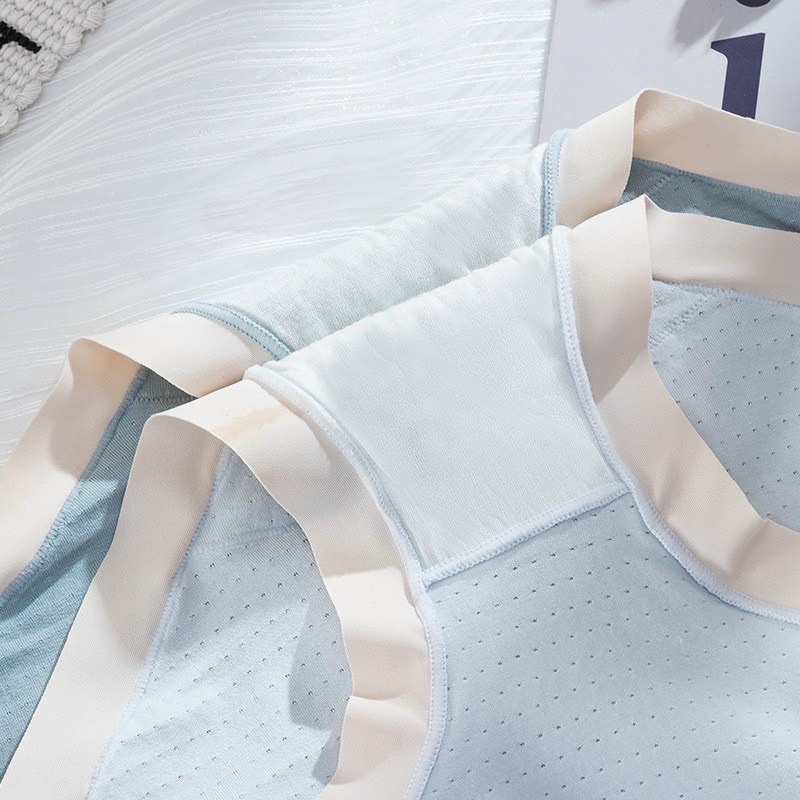 Quần lót bầu thông hơi cotton phối cạp viền su lạnh(lẻ 1c) 20013