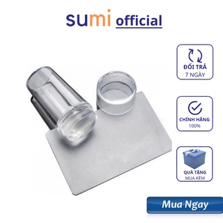 Con dấu in móng tay làm fench đầu móng
