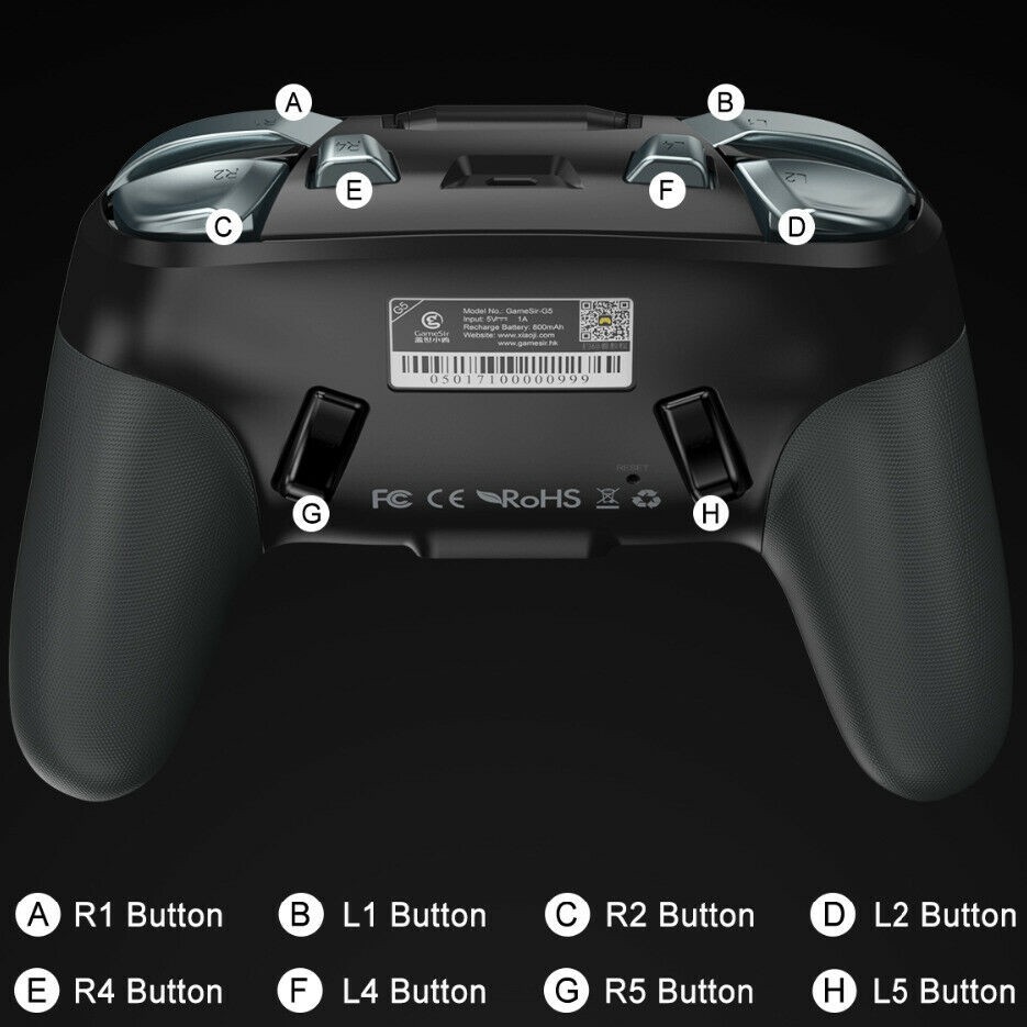 GAMESIR Tay Cầm Chơi Game PUBG G5 Kết Nối bluetooth 5.0 Không Dây Có Thể Tùy Chỉnh