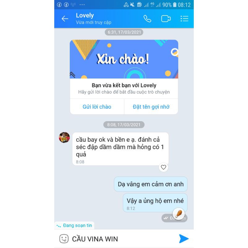 CẦU LÔNG VINA WIN SIÊU BỀN