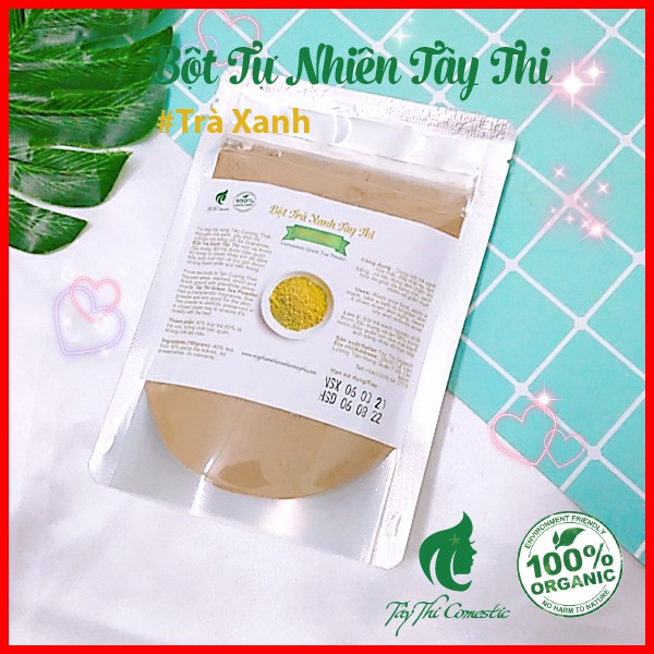 Bột Trà Xanh Nguyên Chất 100g