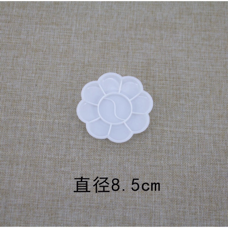 Khay pha màu hoa đào