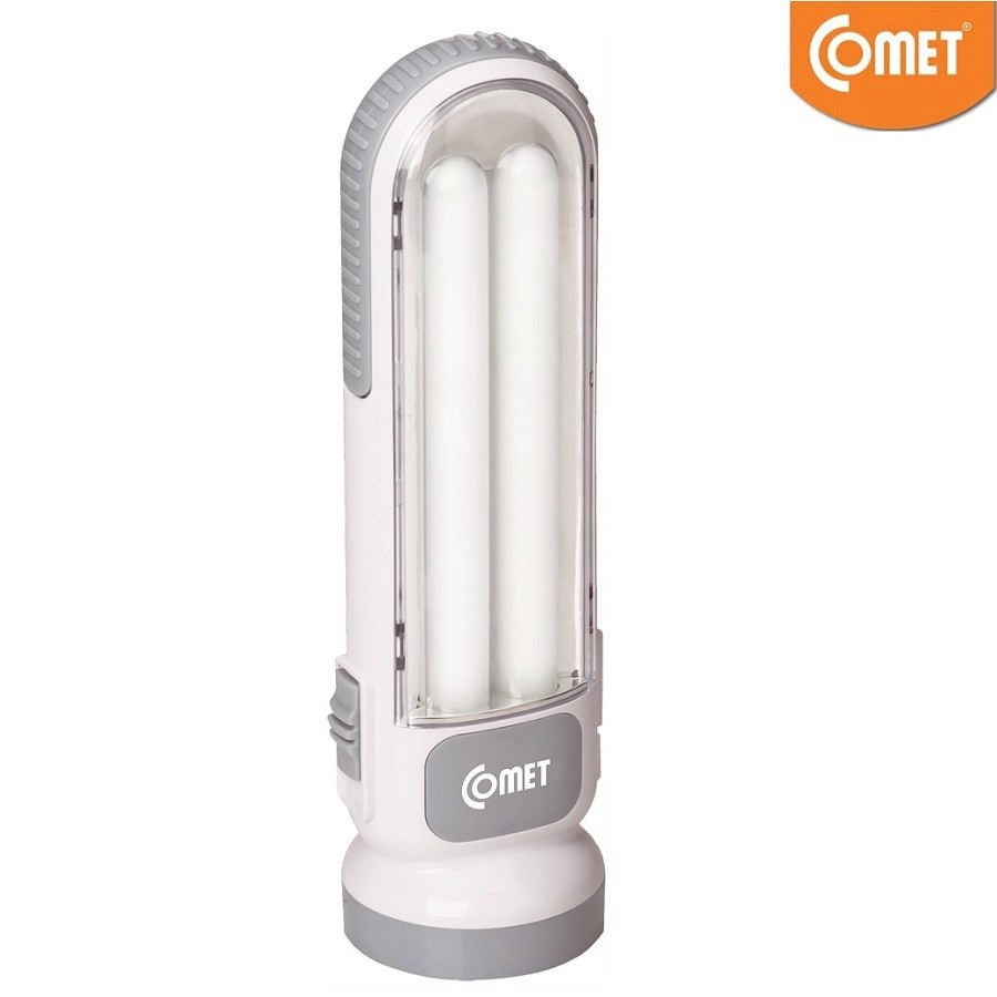 Đèn pin sạc LED Comet CRT454 6W (Trắng Xám)