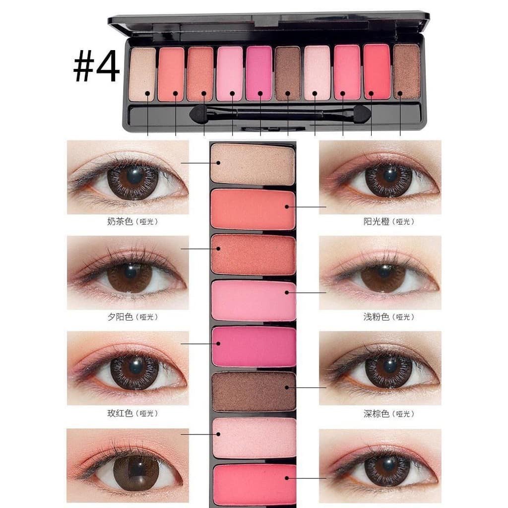 Bảng Phấn Mắt Lameila 10 Màu Play Color Eyes