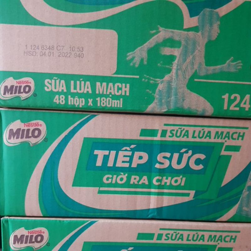 Thùng sữa 6 lốc 8 milo 180ml