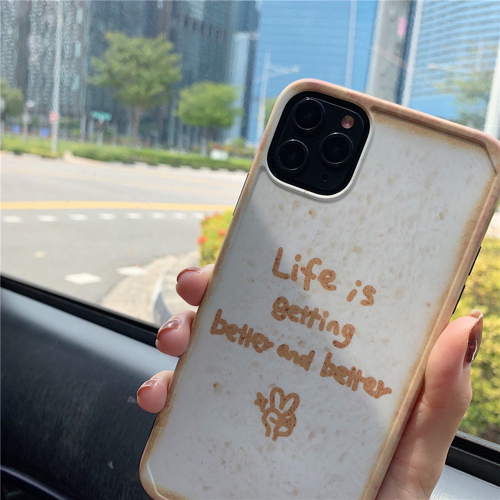Ốp Điện Thoại Hình Bánh Mì Xinh Xắn Cho Iphone X Xr Xs Max 7 Plus 8 8 Plus 11 Pro Max | BigBuy360 - bigbuy360.vn