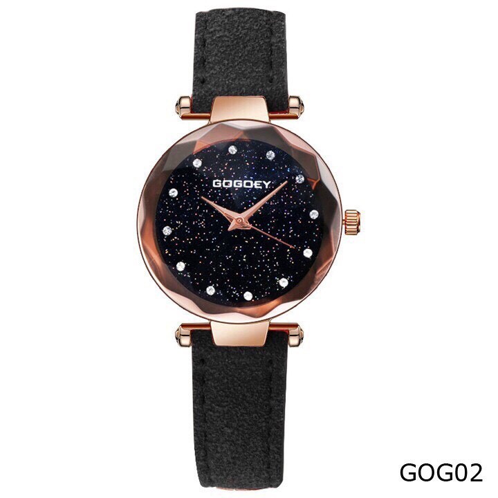 Đồng Hồ Nữ Gogoey Thời Trang Dây Da Nhung | BigBuy360 - bigbuy360.vn