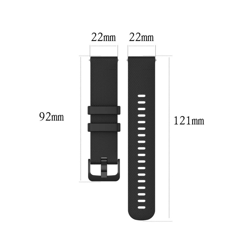 [2021] Dây đeo thay thế cho đồng hồ Xiaomi Mi Watch / Huawei GT / Gear S3 / GTR 22mm