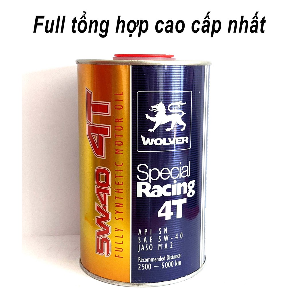 Nhớt Wolver Special Racing 5W40 Cao Cấp Nhất Nhập Khẩu Đức