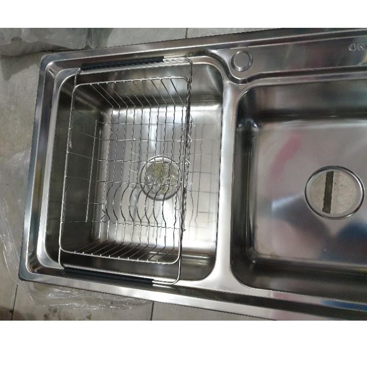 Rổ Ráo Nước Bằng Thép Không Gỉ Cho Bồn Rửa Chén | BigBuy360 - bigbuy360.vn