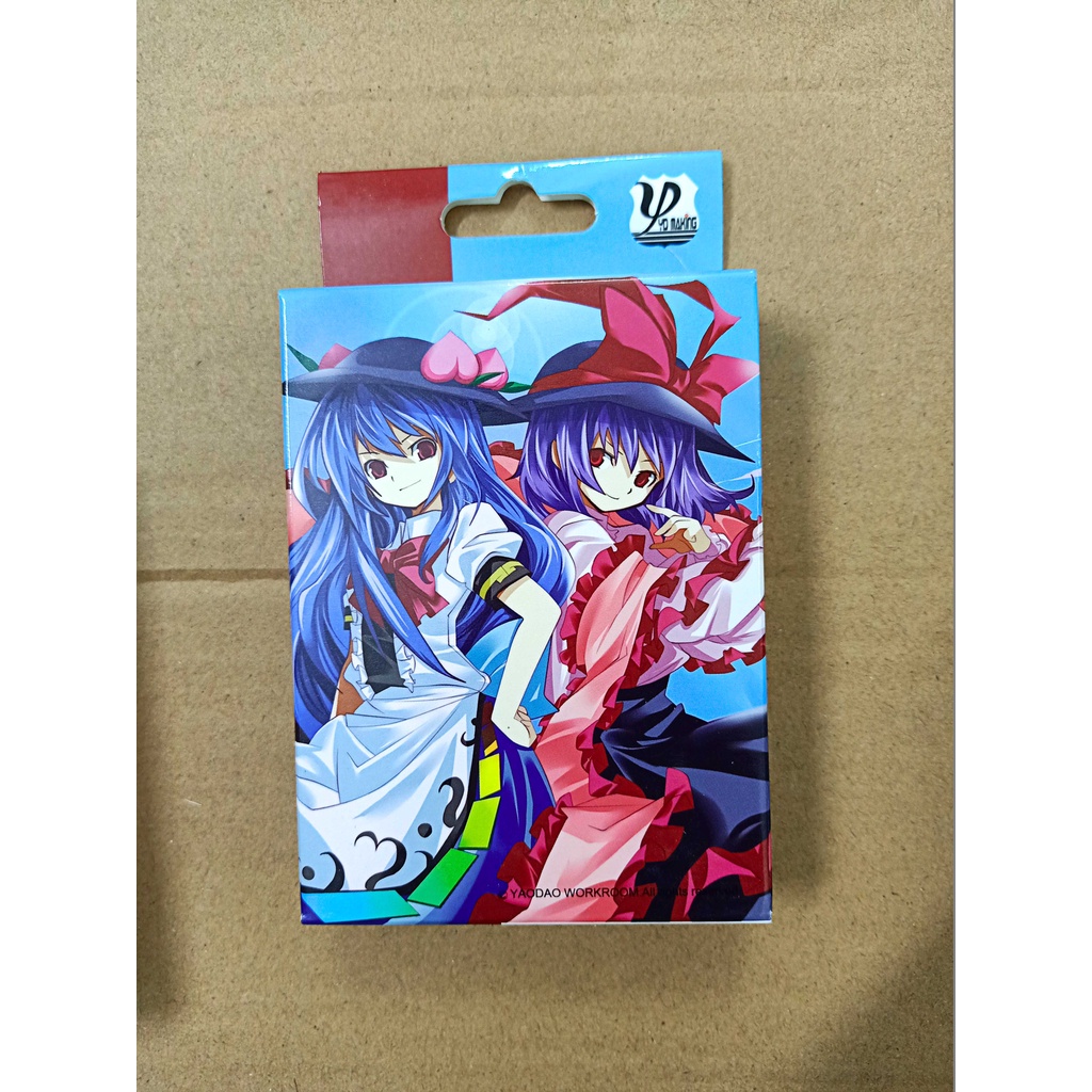 Bộ Bài Tây 54 lá CÔNG CHÚA PHÍA ĐÔNG tohou project 54 ảnh khác nhau thủy thủ mặt trăng anime chibi xinh xắn