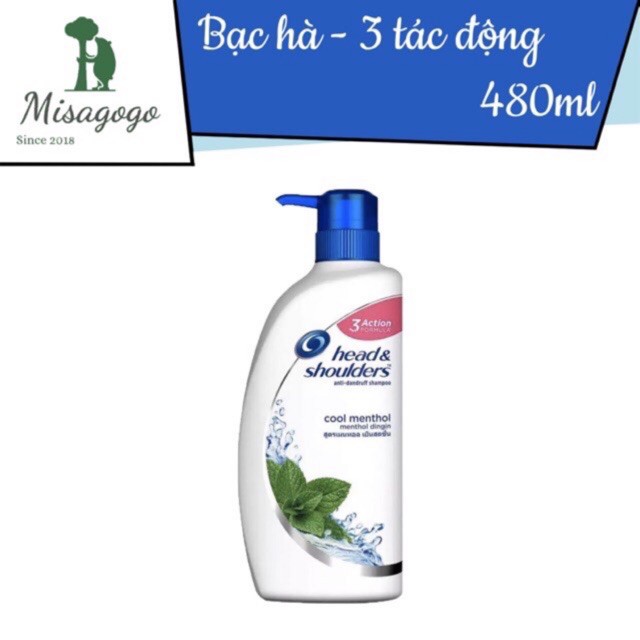 Dầu Gội HEAD&SHOULDERS 480ml