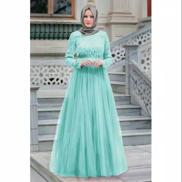 Đầm Maxi Nữ Dài Tay Cổ Tròn Form Dài Thời Trang Hàn | BigBuy360 - bigbuy360.vn