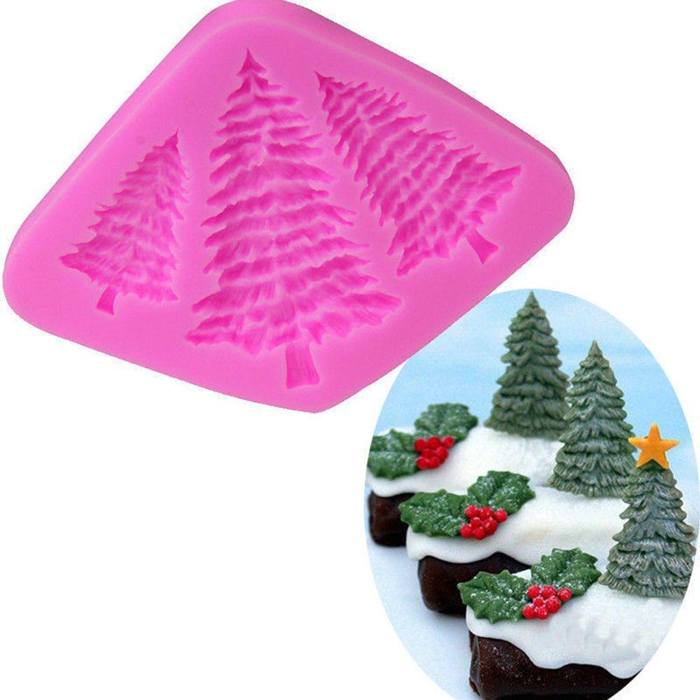 Khuôn Silicone Làm Bánh Hình Cây Thông Giáng Sinh