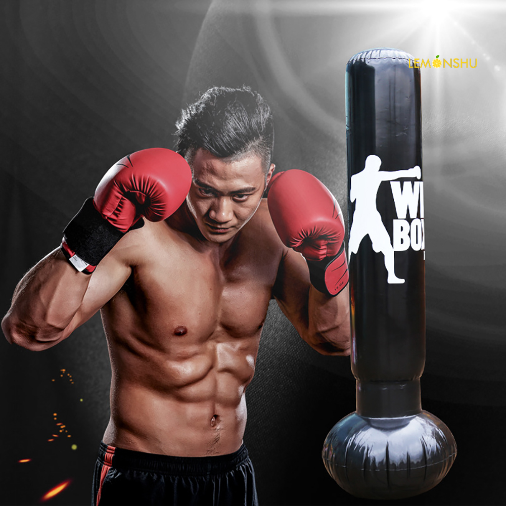 Dụng Cụ Tập Boxing Bơm Hơi Hình Cây Chanh Cho Người Lớn Và Trẻ Em