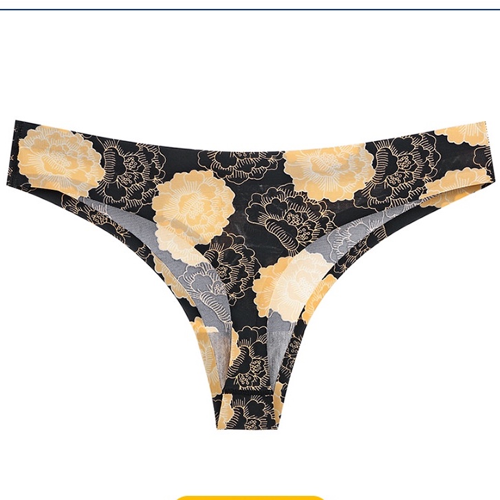 [3XL 2xl L] Quần Lót Lọt Khe Nữ Cạp Thấp Bằng Lụa Lạnh Đẹp 1501-A Không Để Lại Dấu Vết