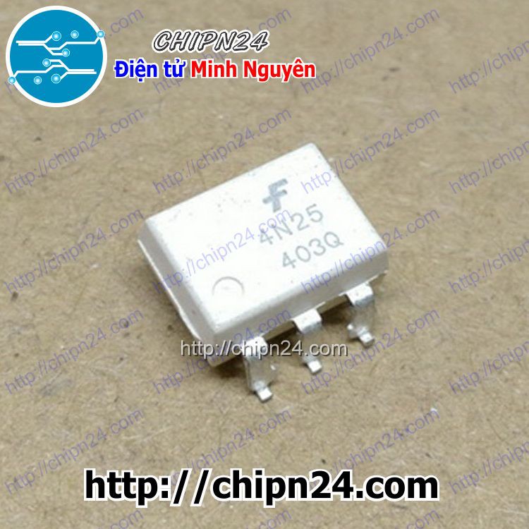[2 CON] (SOP) IC Dán 4N25 SOP-6 Trắng (SMD)