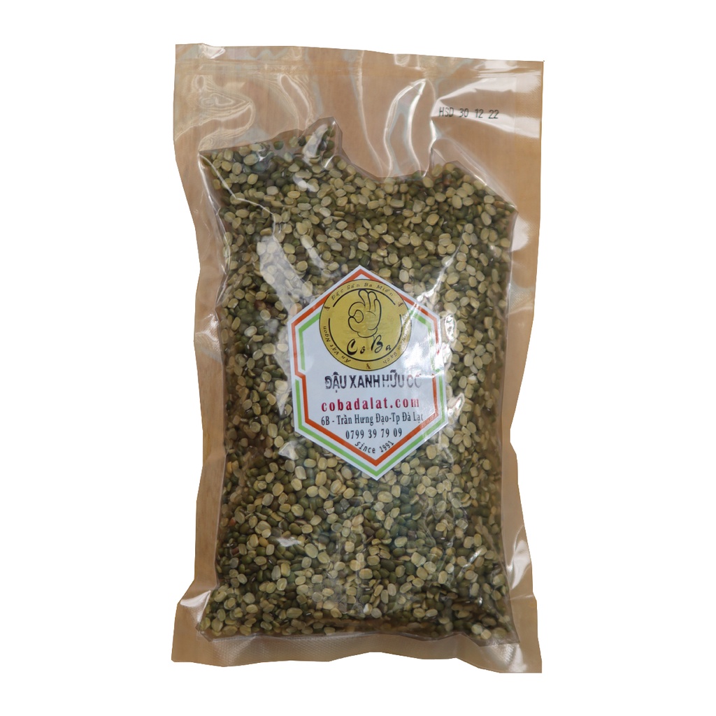 Đậu Xanh Cà 500gram Cô Ba Đà Lạt - Ngon Từng Hạt