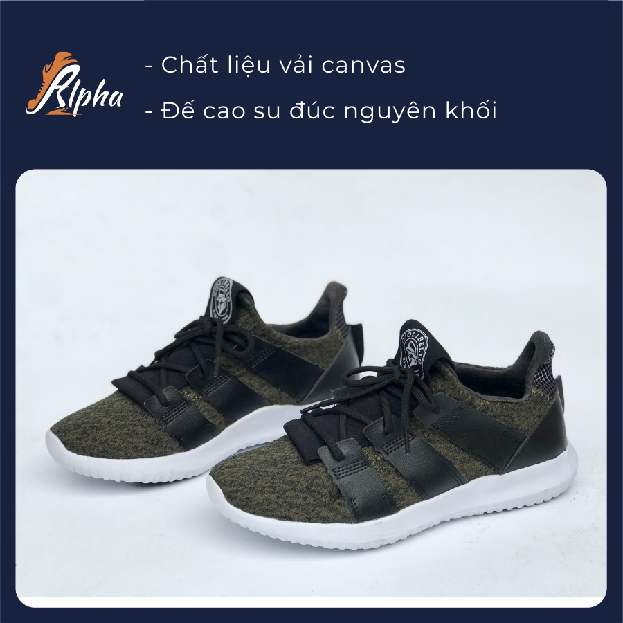 Giày sneaker nam giá rẻ buộc dây trẻ trung Hà Nội [Alpha Shoes - EX1_2001] | BigBuy360 - bigbuy360.vn