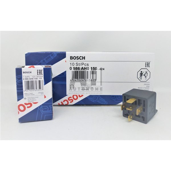 Rơ Le Bosch 5 Chân 87a - 12v 30a Ah0 150 N