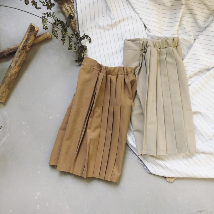 Quần dài + áo thun không tay có gắn nơ dành cho bé gái