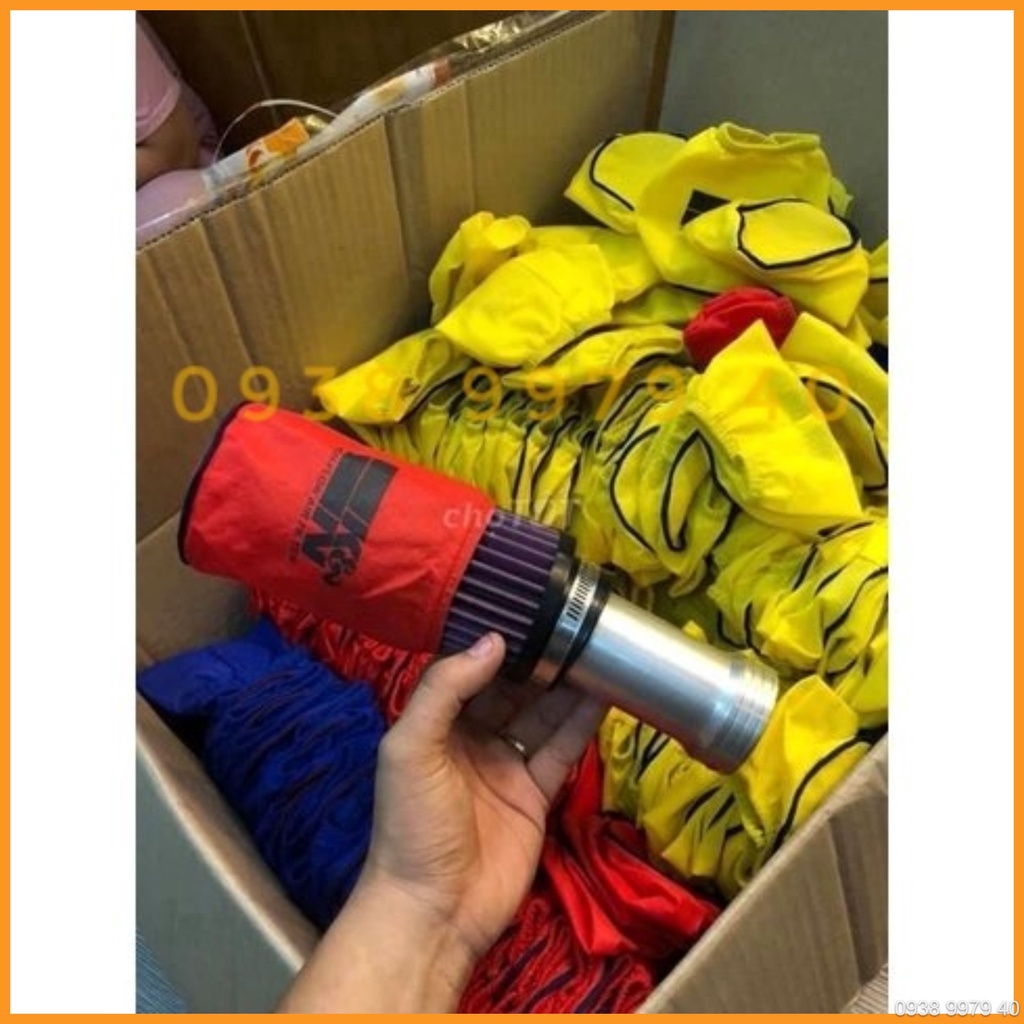 Lọc gió trụ, Lọc gió trụ KN tặng Áo Trùm Pô E gắn Ex 150 Sirius Winner Vario Wave Exciter Satria Raider Wave Dream