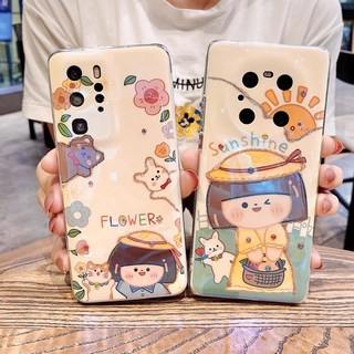 Ốp Lưng Tpu Trong Suốt Họa Tiết Hoạt Hình Dễ Thương Cho Xiaomi Redmi Note 10 / 9 Pro Max Note 10s 9s Redmi 9t Note 8 Poco M3 X3 Nfc Mi 10t Pro Mi 11 Lite