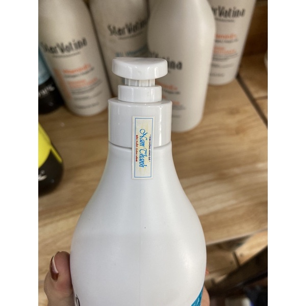 BỘ DẦU GỘI DẦU XẢ DƯỠNG SINH STARVATINA VITAMIN E SIÊU TÁI TẠO cấu trúc tóc – siêu mềm mượt, không bết gàu