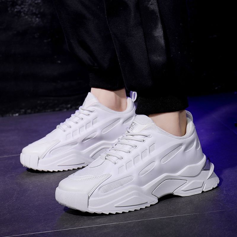 Giày thể thao Sneaker nam G64 màu trắng cao cấp hàng hiệu đế cao đẹp thời trang phong cách Hàn Quốc giá rẻ