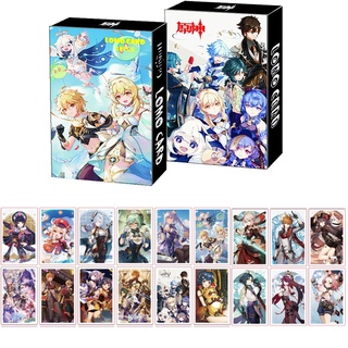 Bộ lomo card Anime Genshin Impact Jujutsu Kaisen Sword Art Online thẻ ảnh