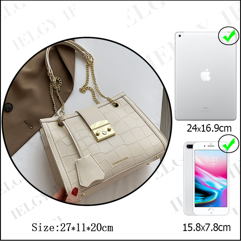 IELGY Túi Xách Đeo Chéo Da Thời Trang Dành Cho Nữ