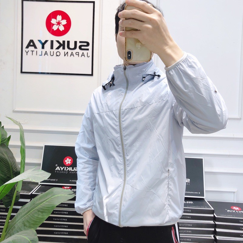 Áo khoác gió nam Xuất Nhật 2 lớp, có mũ tháo dời, chất vải dù nhập chống nước | BigBuy360 - bigbuy360.vn