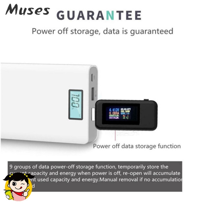 Muse07 Bộ thử dòng điện đa năng có hiển thị LCD