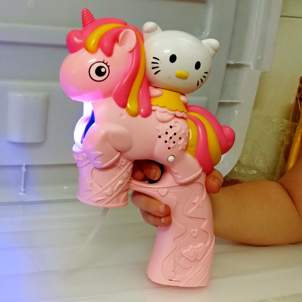 Súng Bắn Bong Bóng Xà Phòng Tạo Hình Dễ Thương