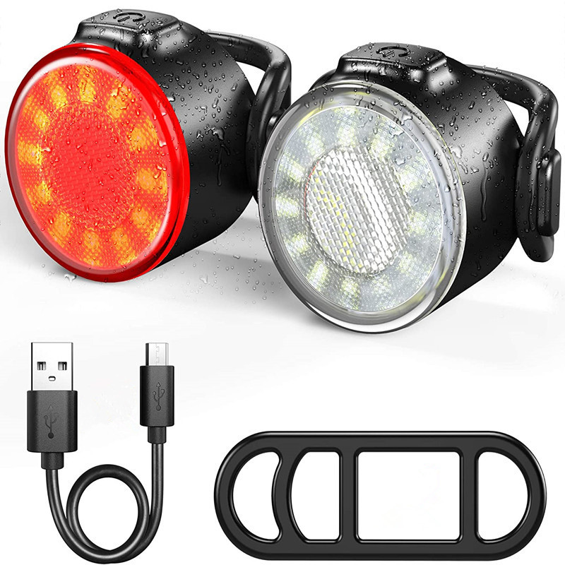 Đèn Pin Gắn Xe Đạp Cổng Usb Kháng Nước Ipx4