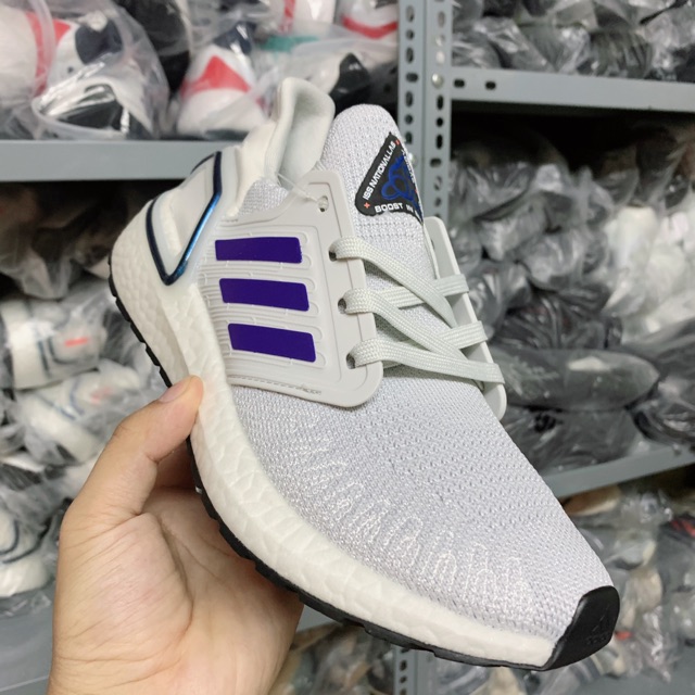 Giày Ultra Boost Blue Violet Met Trắng sọc Xanh Tím | BigBuy360 - bigbuy360.vn