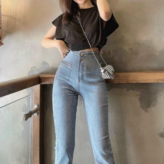 Quần jeans ống loe nữ