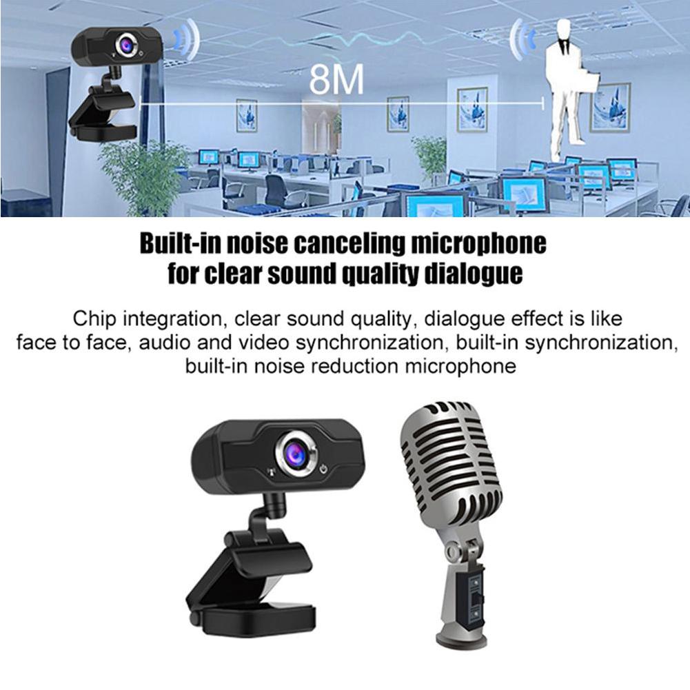 TZ Camera máy tính mini Full HD Webcam với micrô Webcam USB di động cho cuộc họp trực tuyến Máy tính xách tay máy tính | BigBuy360 - bigbuy360.vn
