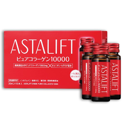 Nước uống bổ sung Collagen tinh khiết Astalift Drink Pure Collagen 10,000mg Nhật Bản