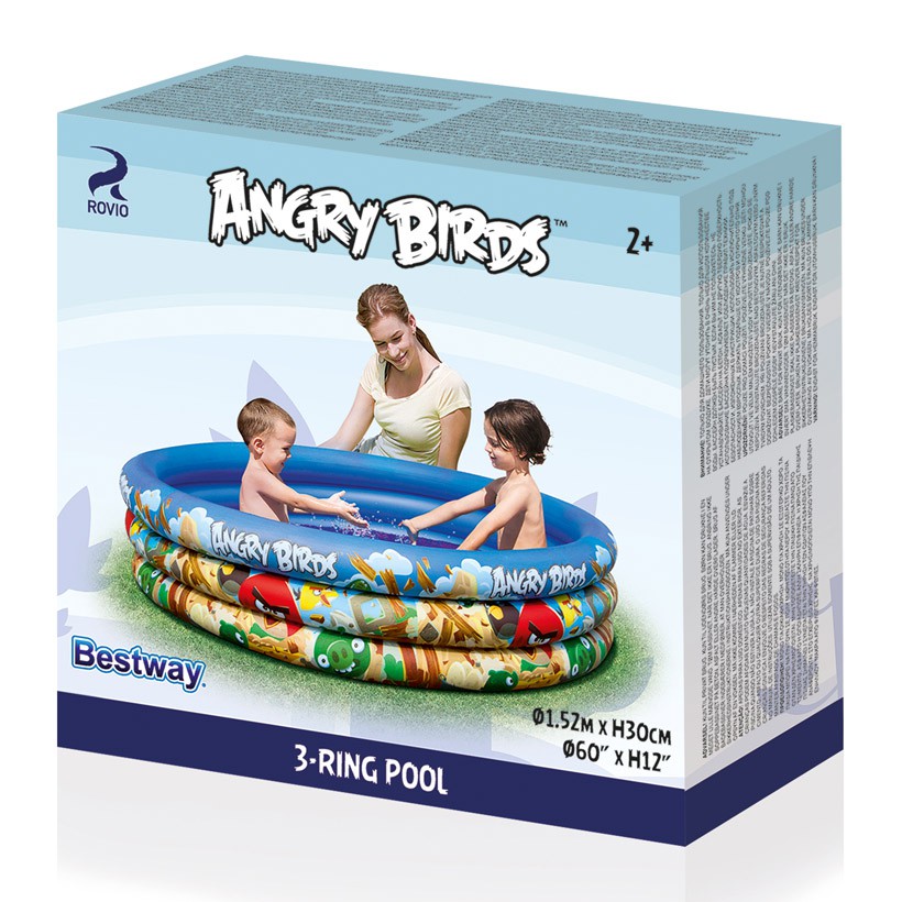 Bể bơi gia đình Angry Bird 1m52