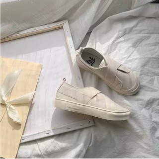 Giày lười vải canvas   ulzzang ( ảnh thật cuối)