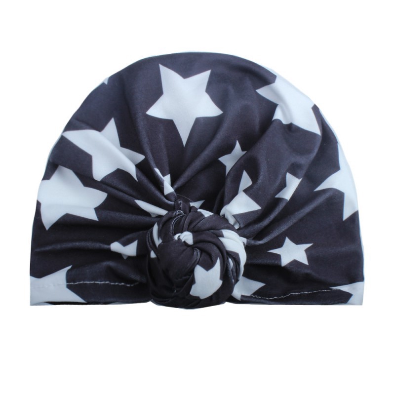Nón mềm mại với họa tiết in hình ngôi sao dùng cho trẻ nhỏ