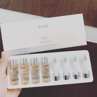 Sét tinh chất ohui 777 dưỡng căng bóng, cấp nước 4 lọ